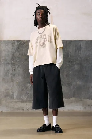 Pull&Bear Maglietta Con Doppia Manica Stwd