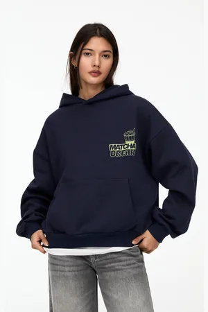 Pull&Bear Felpa Con Cappuccio Tè Matcha