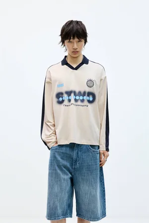 Pull&Bear Maglietta Con Collo A Polo Stwd