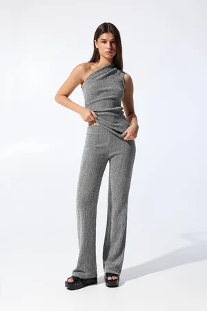Pull&Bear Pantaloni Dritti Con Texture