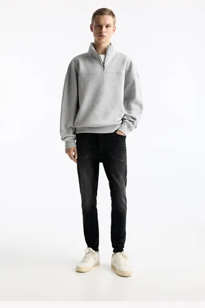 Pull&Bear Jeans Carrot Fit Con Finitura Slavata