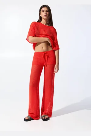 Pull&Bear Pantaloni Dritti In Maglia A Rete