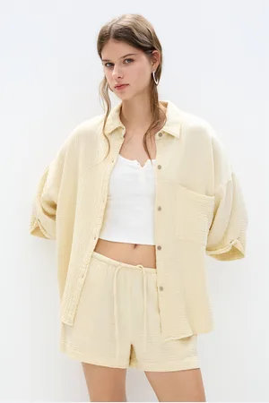 Pull&Bear Camicia Con Texture A Maniche Corte