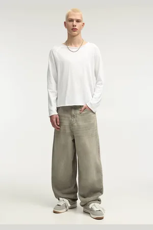 Pull&Bear Jeans Super Baggy Con Finitura Slavata