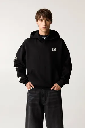Pull&Bear Felpa Con Cappuccio Boxy