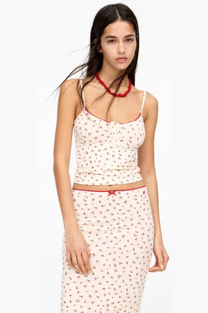 Pull&Bear Top Lingerie A Fiori