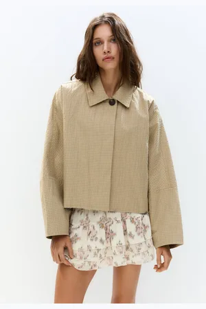 Pull&Bear Trench Cropped A Quadri