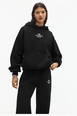 Pull&Bear Felpa Con Stampa Grafica Los Angeles E Cappuccio