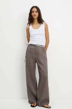 Pull&Bear Pantaloni 100% Lino
