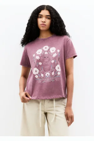Pull&Bear Maglietta Con Stampa Grafica Floreale