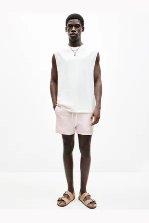 Pull&Bear Costume Da Bagno A Righe Seersucker