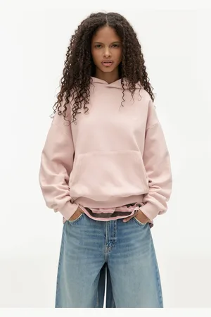 Pull&Bear Felpa Con Cappuccio E Logo Ricamato