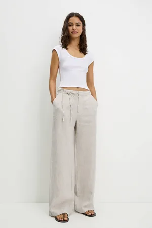 Pull&Bear Pantaloni 100% Lino