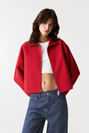 Pull&Bear Giacca Leggera In Tessuto Con Cerniera