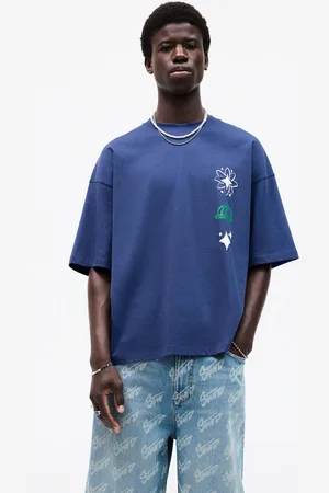 Pull&Bear Maglietta Blu Stwd