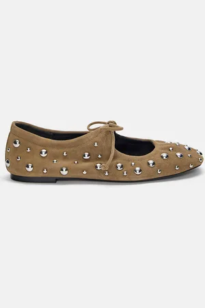Pull&Bear Ballerine Con Borchie In Pelle