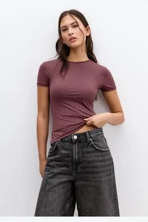 Pull&Bear Maglietta In Poliammide A Maniche Corte