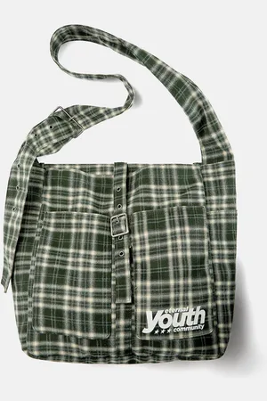 Pull&Bear Borsa A Tracolla A Quadri Con Fibbia
