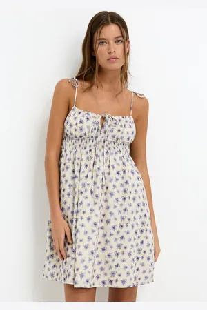 Pull&Bear Vestito Corto Fiori