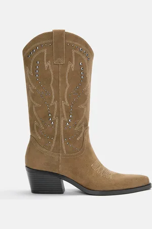 Pull&Bear Stivali Cowboy Con Borchie