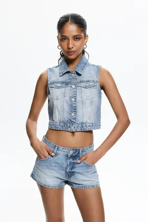 Pull&Bear Gilet In Jeans