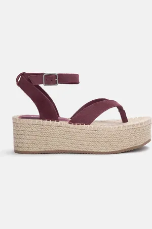Pull&Bear Sandali Con Zeppa In Pelle