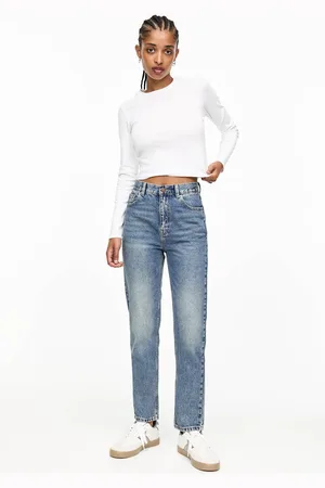 Pull&Bear Jeans Mom Fit A Vita Alta