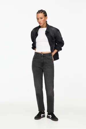 Pull&Bear Jeans Mom Fit A Vita Alta