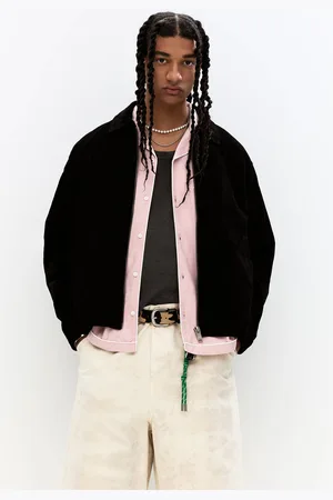 Pull&Bear Giacca Nera Effetto Scamosciato