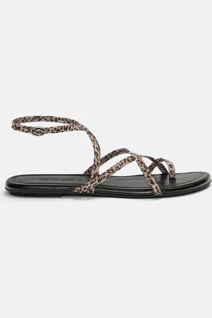 Pull&Bear Sandali Bassi Con Fascette Leopardate
