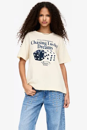 Pull&Bear Maglietta Con Stampa Grafica Fortuna