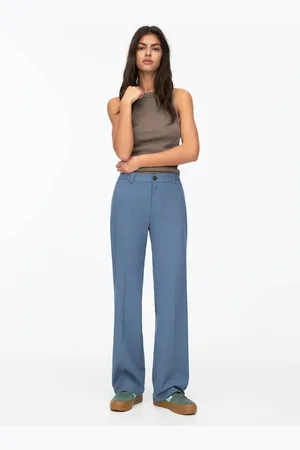 Pull&Bear Pantaloni Eleganti Dritti A Vita Alta