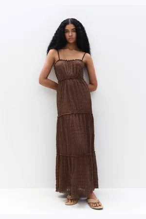 Pull&Bear Vestito Midi A Pannelli