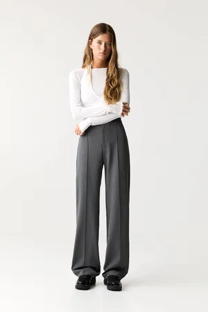 Pull&Bear Pantaloni Eleganti Con Cucitura A Nervatura