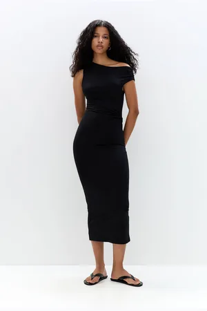 Pull&Bear Vestito Midi Poliammide