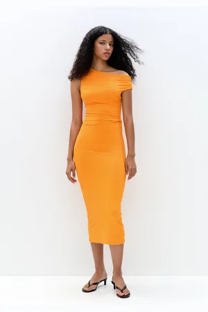 Pull&Bear Vestito Midi Poliammide