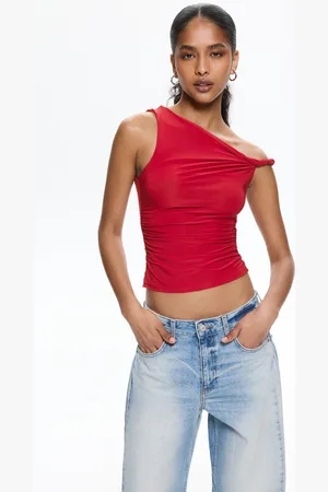 Pull&Bear Top Asimmetrico In Poliammide