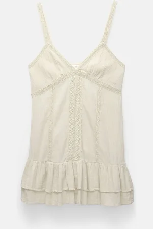Pull&Bear Vestito Corto Con Volant
