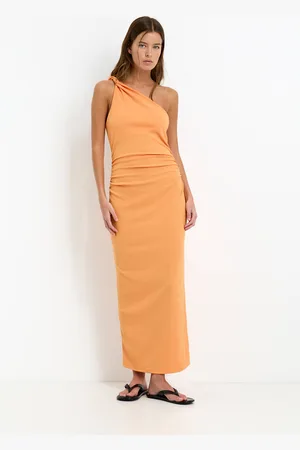 Pull&Bear Vestito Midi Asimmetrico