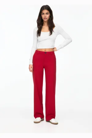 Pull&Bear Pantaloni Eleganti Dritti A Vita Alta