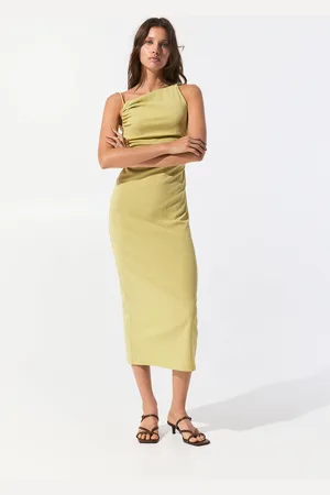 Pull&Bear Vestito Midi Asimmetrico