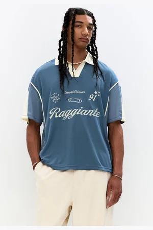 Pull&Bear Maglietta Collo A Polo Ricamo Raggiante