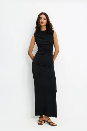 Pull&Bear Vestito Midi Senza Maniche Con Arricciature