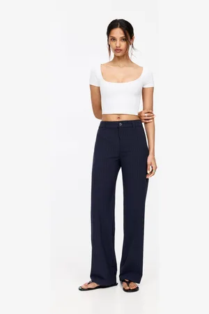 Pull&Bear Pantaloni Eleganti Dritti A Vita Alta
