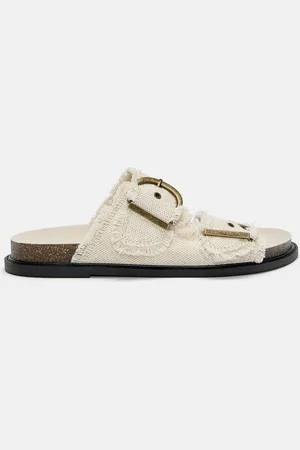 Pull&Bear Sandali Bassi In Tessuto Con Fibbia