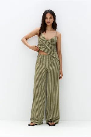 Pull&Bear Pantaloni Stile Pigiama A Righe