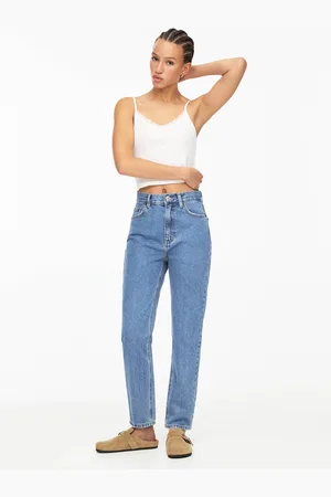 Pull&Bear Jeans Mom Fit A Vita Alta