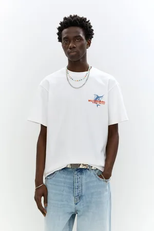 Pull&Bear Maglietta Con Stampa Grafica Di Pesce Spada Sul Dietro