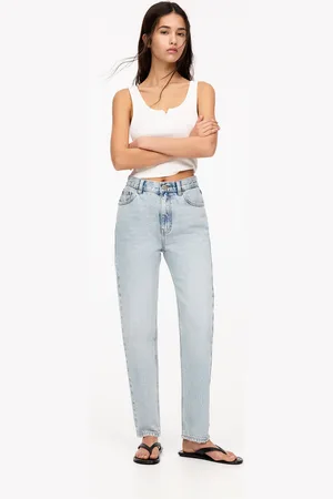 Pull&Bear Jeans Mom Fit A Vita Alta