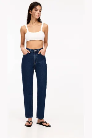 Pull&Bear Jeans Mom Fit A Vita Alta